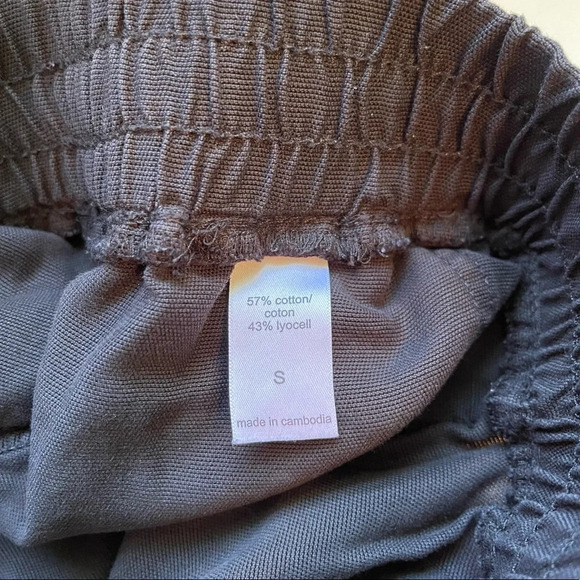 Maurices Black High Rise Drawstring Waist Pull-on Fabric Shorts Small Women’s - Picture 11 of 12